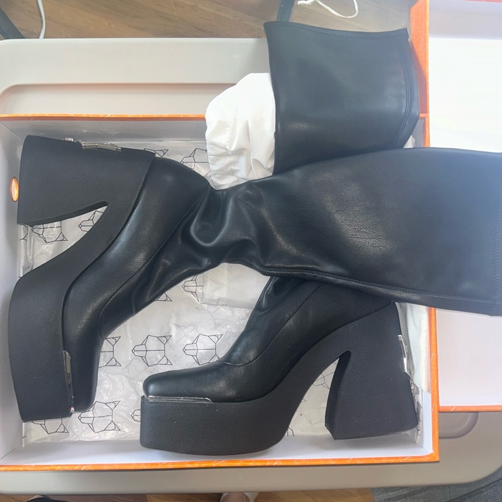Naked Wolfe platform boots